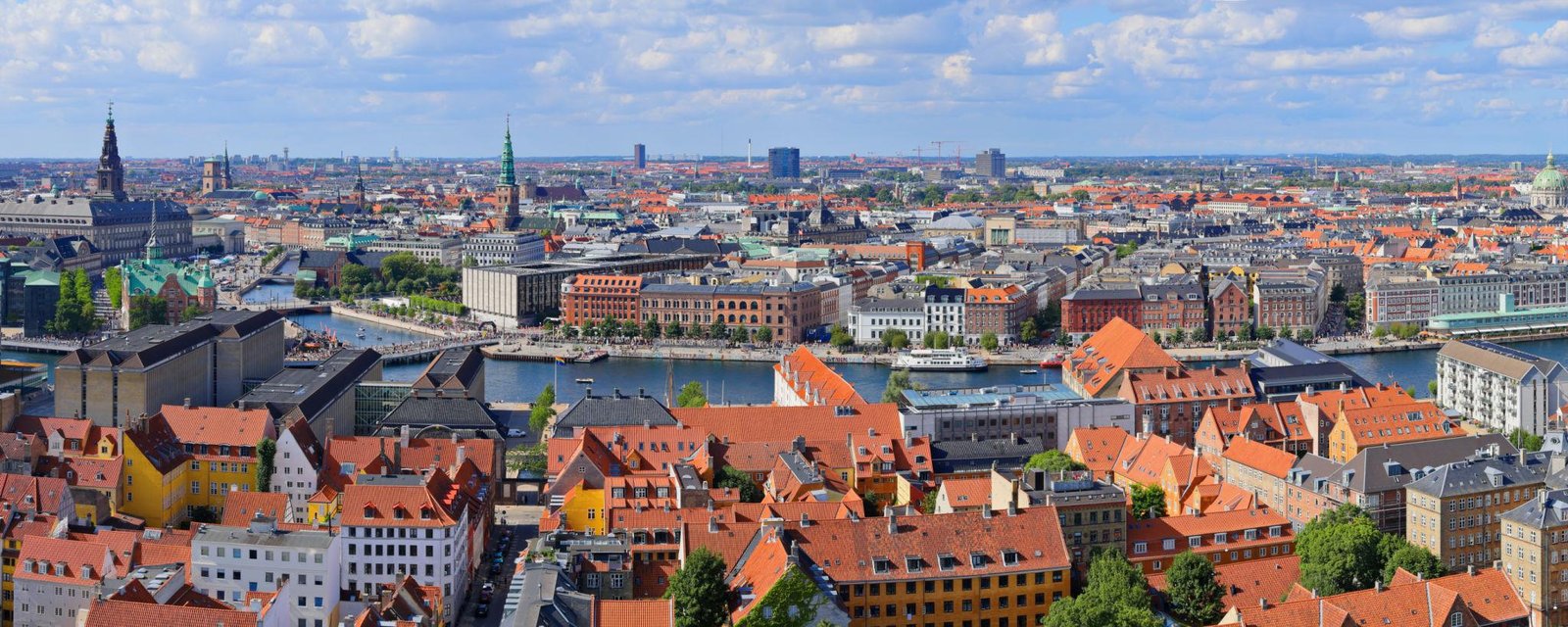 Nyhavn waterfront during summer in Copenhagen