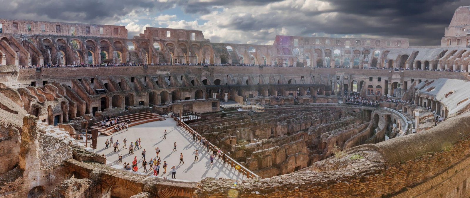 Historic streets and piazzas in central Rome