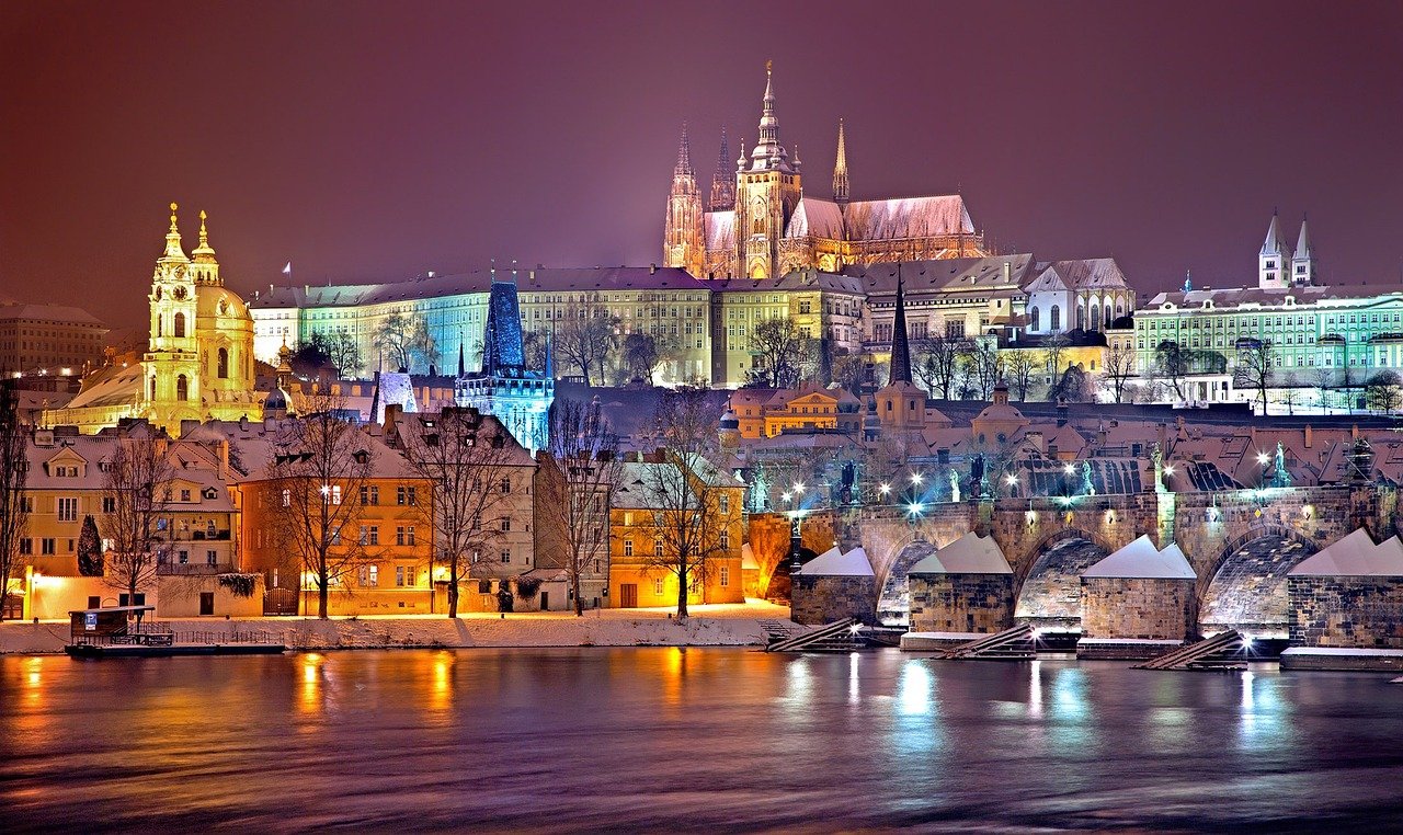 Prague skyline from Prague Castle