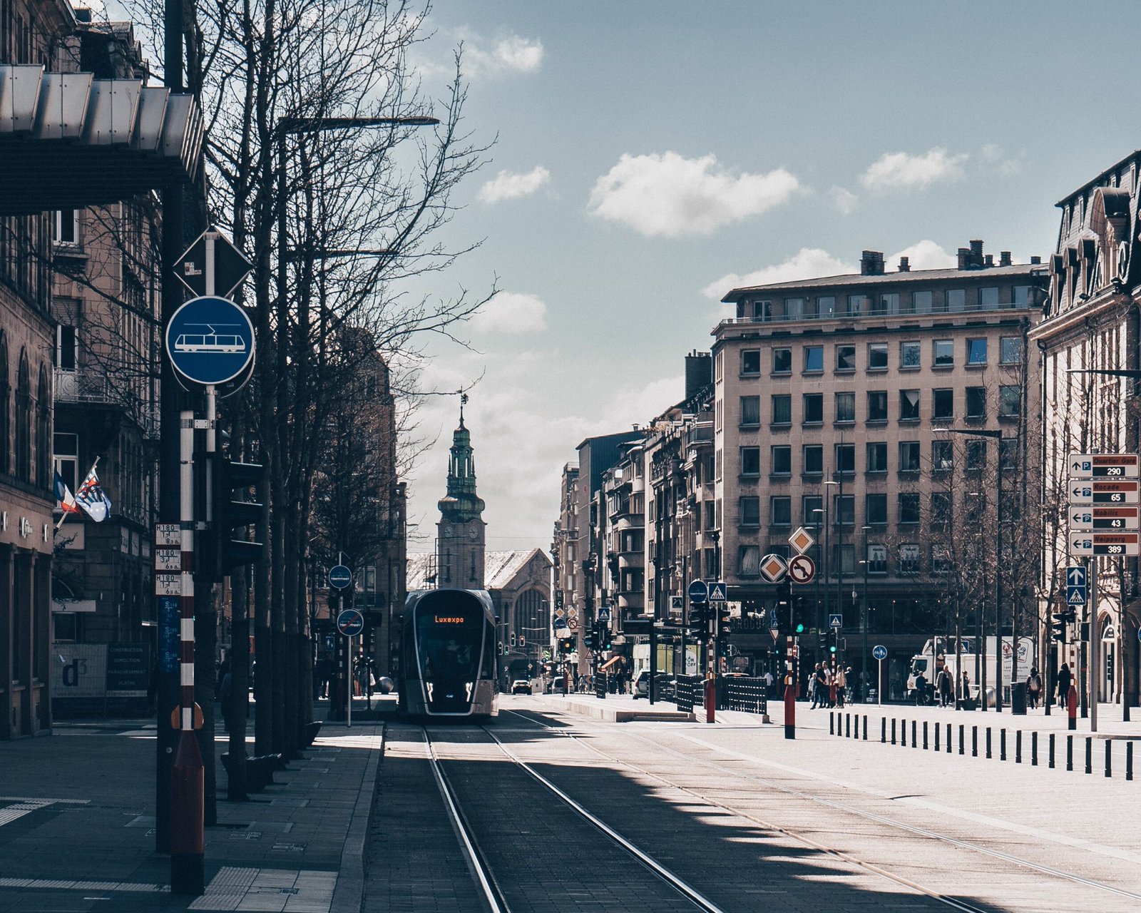 Historic architecture and streets in Helsinki