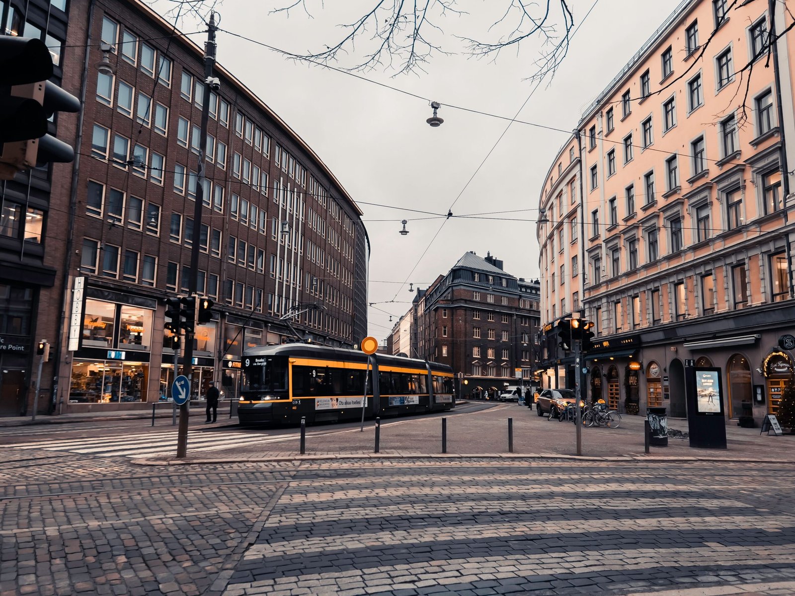 Helsinki waterfront and city skyline