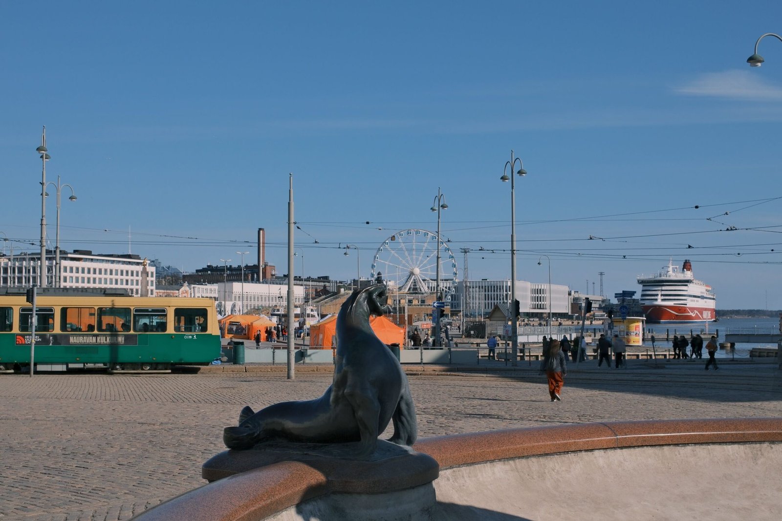 Helsinki harbour and Baltic waterfront